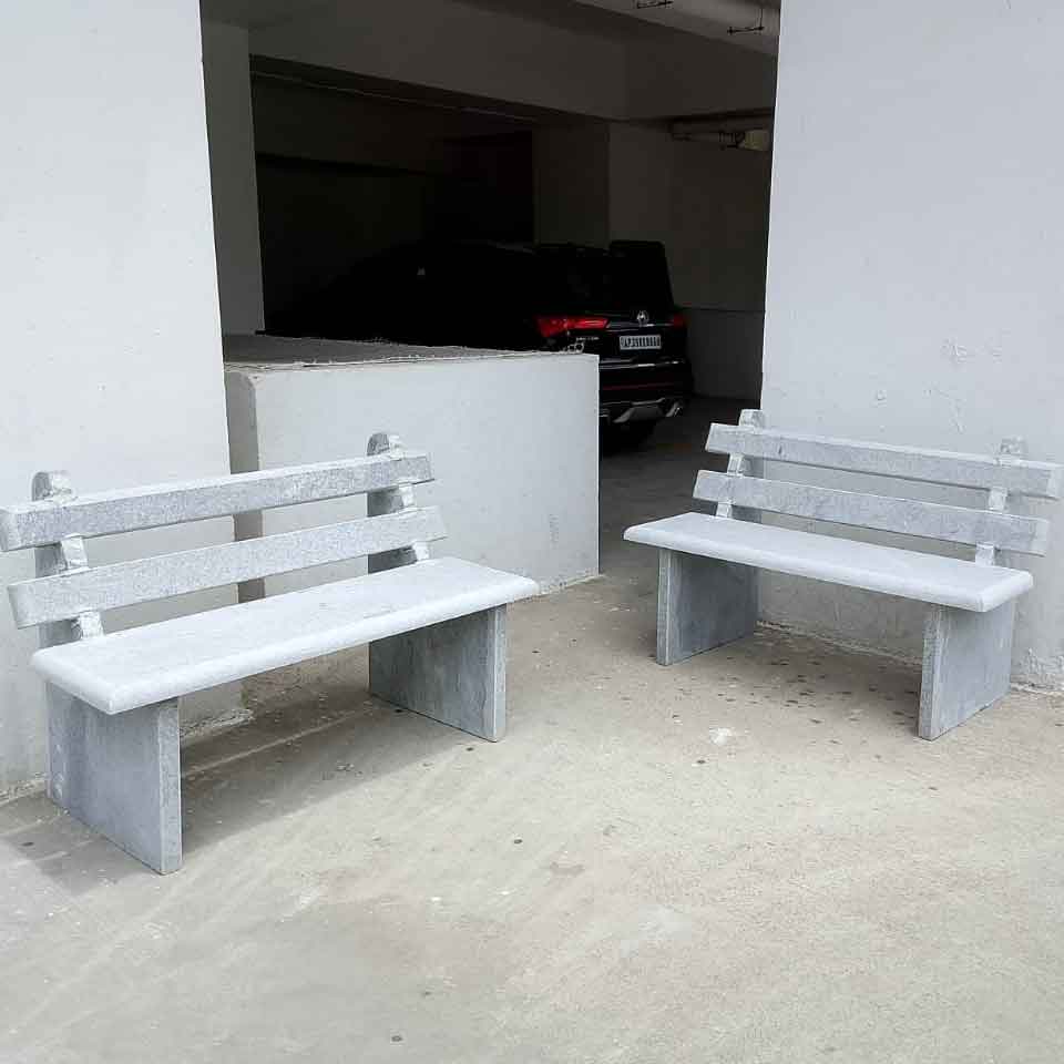 2 Strip Granite Stone bench