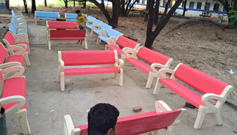 Outdoor Rcc Concrete Bench
